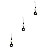3 Pecas Corrente De Celular Cordão De Pulso Pingente De Antigo Pingente De Feng Shui Alça De Celular Encantos De Pulseira De Celular Charm De Bolsa China Vintage Madeira