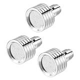 3 Peças De Bocal De Pulverização De Lavadora De Pressão- Aço Inoxidável- 3 Tamanhos- Bocal De Lavagem Suave Com Pressão De 1-4 De Conexão Rápida Para Irrigação De Jardim E Móveis De Carro