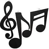 3 Peças De Clave De Madeira Para Decoração De Parede De Madeira Notas Musicais Notas De Arte De Parede Decoração De Parede De Madeira Notas Musicais Decorações De Festa Para Quarto De Casa Bar Estúdio De Música Decoração De Festa De Aniversário De Natal