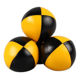 3 Peças De Poliuretano Amarelo E Preto Para Malabarismo Maci