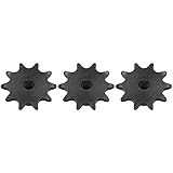 3 Peças De Roda Dentada De 10 Dentes Engrenagem De Motor De Bicicleta Motor De Scooter Elétrico Corrente Rodas Dentadas Engrenagem De Transmissão De Aço Passo 8 Mm Furo D 6 Mm 5307 1006 0010