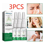 3 Peças De Spray Nasal Que Limpa Os Pulmões Para Ajudar Na R