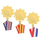 3 Pecas Medalha Veterana Medalhas Para Crianças Alfinete De Lapela Delicado Medalhas Infantis Medalhas De Premiação Para Crianças Alfinete De Broche Militar Liga Celebridade Fita