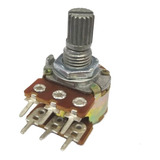 3 Peças Potenciômetro Linear Duplo 50k L15