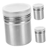 3 Pecas Saleiros E Pimenteiros Açucareiro Distribuidor De Especiarias Em Aço Inoxidável Dragas De Frango Draga Shaker Tempero Em Pó Pode Recipiente Espanador Com Tampa Café