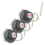 3 Peças Termostato Analógico Tiwa 50 300 30a S Bucha Curto