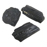 3 Pedras Turmalina Negra Bruta Natural Proteção 100g