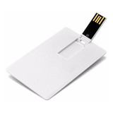 3 Pen Drive 16 Gb Cartão Branco P Personalizar Pen Card