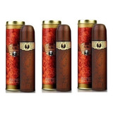 3 Perfumes Cuba Gold 100 Ml Lacrado Selo Autenticidade