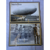3 Postais Zeppelin 90 Anos Campo Dos Afonsos