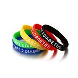 3 Pulseiras Alerta Médico Diabetes Tipo 2 Salve Sua Vida T2