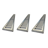 3 Ralo Linear Grelha Alumínio 10x100 Coleta Água Pluvial