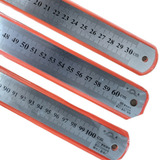 3 Réguas 30cm 60cm 100cm Aço Inox Projetista Profissional