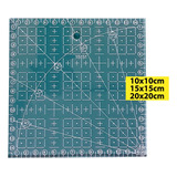 3 Réguas Corte 10x10 15x15 20x20cm Gravada A Laser Patchwork