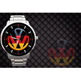 3 Relógio Volks Vw Logo Alemão Germany Alemanha Kit 3 Peças