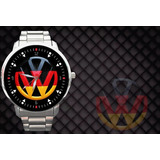3 Relógio Volks Vw Logo Alemão Germany Alemanha Kit 3 Peças