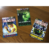 3 Revistas Dragão Brasil Rpg Hulk Gundam Wing Yuyu Hakusho