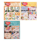3 Revistas Eu Amo Ponto De Cruz Alfabetos Alphabetos