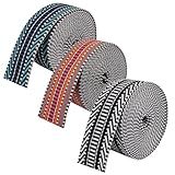 3 Rolos De Fita De Nylon De 3 8 Cm Correia Resistente Para Artesanato Alças De Bolsa Alça De Bolsa De Câmera Coleiras Para Animais De Estimação Coleiras Mochila Cinto Sacolas De Trela Móveis 