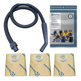 3 Saco 2mt Mangueira Aspirador De Pó Electrolux Flex 1400