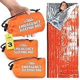 3 Sacos De Dormir De Emergência Saco Life Bivy Sacos De Dormir De Emergência Para Saco De Dormir De Sobrevivência Saco De Dormir Tac Bivvy Saco De Dormir Térmico Portátil Cobertores De Emergência