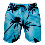3 Shorts Estampados Com Amarração Bermudas Moda Praia Banho