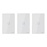 3 Sonoff 1 Botão touch T2 Us Rf 433mhz Interruptor Wi fi