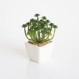 3 Suculentas Artificiais Mini Vasinhos Vasos Plantinhas Kit