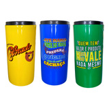 3 Suporte De Cerveja Porta Lata 350ml Slim Personalizado