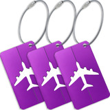 3 Tags Identificador Mala Marcador Bagagem Viagem Resistente