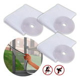 3 Telas Mosquiteira Rede Janela Mosquito 150x130 Ajustável