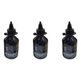3 Tintas Pretas Magifix 120ml P Carimbar Superfícies Lisas