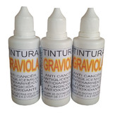 3 Tintura Mãe De Graviola 100 Natural 60 Ml