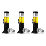 3 Torre Chopp 1 5l 1 Refil Congelante Chopeira Cervejeira