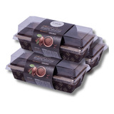 3 Un Bolo Cacau 220g Low Carb Sem Açúcar Glúten E Leite