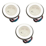 3 Un Luz De Cabine E Cortesia Náutica Branco Frio Lancha