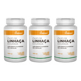 3 Unds Óleo De Linhaça Dourada 1000mg 60 Cápsulas Tiaraju