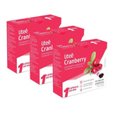 3 Uni Cranberry 30 Caps Tratamento Infecção Urinária Litee