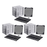 3 Unidades De Disco Rígido Hdd Cage Rack De 5 25 Polegadas