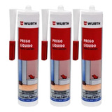 3 Unidades De Prego Liquido Adesivo Extra Forte Wurth 310ml