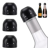 3 Unidades Tampa Rolha Garrafa Pressão Vácuo Vinho Plástico