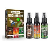 3 Unidades Toxic Bomb Super Spray Que Fede Fart Bomb