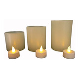 3 Velas De Led Mais 3