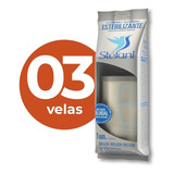 3 Velas Tripla Ação Bacteriológica Stéfani P Filtro D Barro