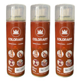3 Verniz Spray Colorart Para Madeira