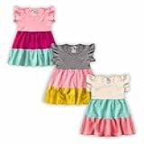 3 Vestido Infantil Menina 3 Marias Tricolor 1 Ao 16 Tamanho 4