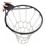 3 X Rede De Basquete C Corrente De Aço E Argola De Encaixe