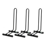3 X Suporte Expositor Bicicleta Individual De Chão Bike Aço