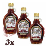 3 Xarope Maple Syrup 100  Natural Canada Pure Bordo Hachi8