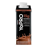 3 Yopro Shake Chocolate 15g Proteína Danone 250ml